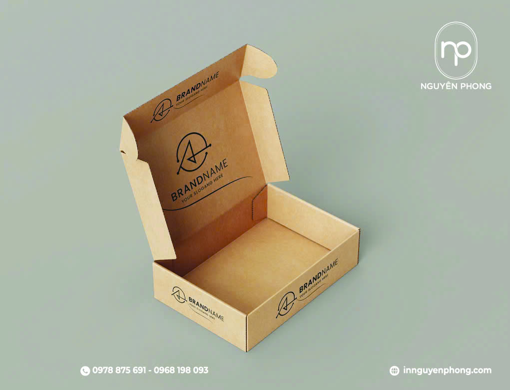 Khay sóng của hộp carton nắp gài